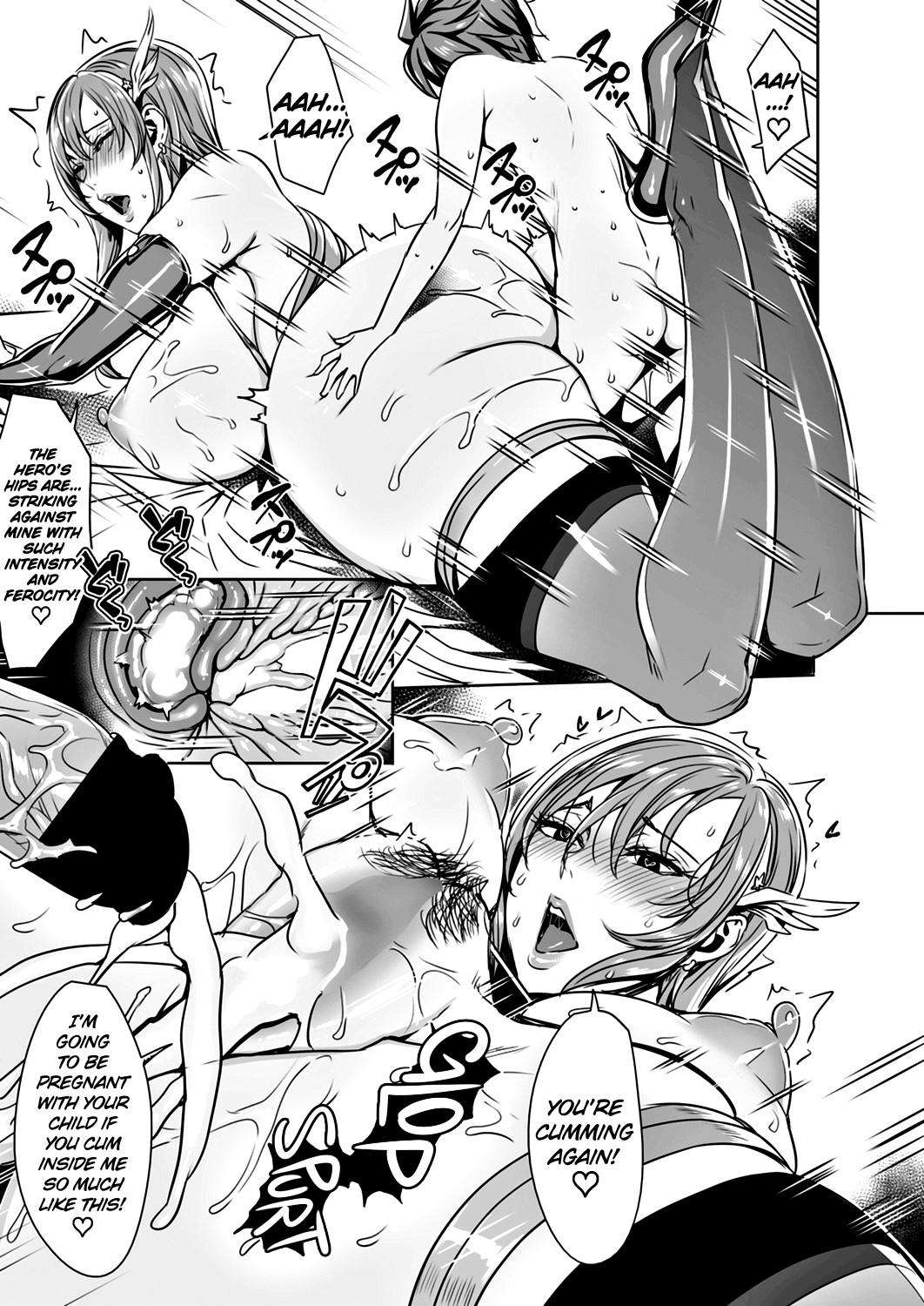 Hentai Manga Comic-Please Cum Lots Lord Hero-Read-151